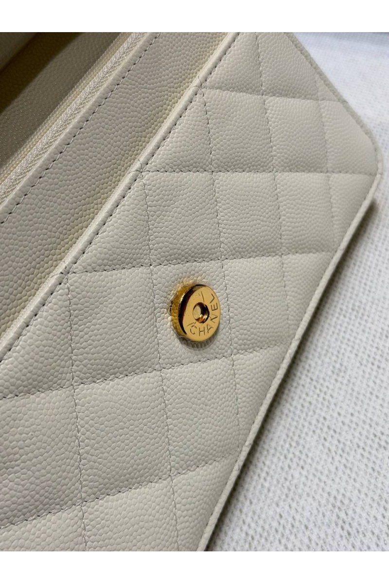 Chаnеl Кожаная сумка Wallet on Chain premium 19x12x4 см