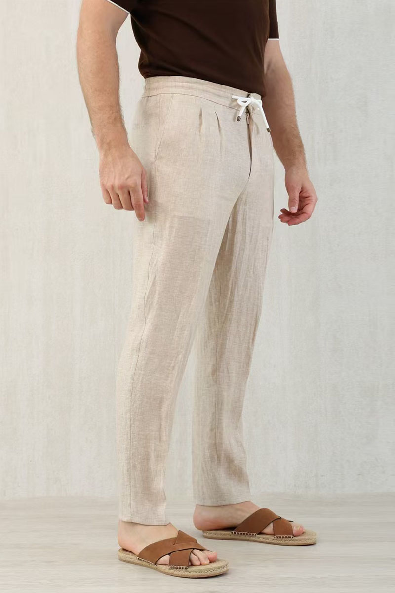 Brunеllо Сuсinеlli Льняные брюки Premium - Beige