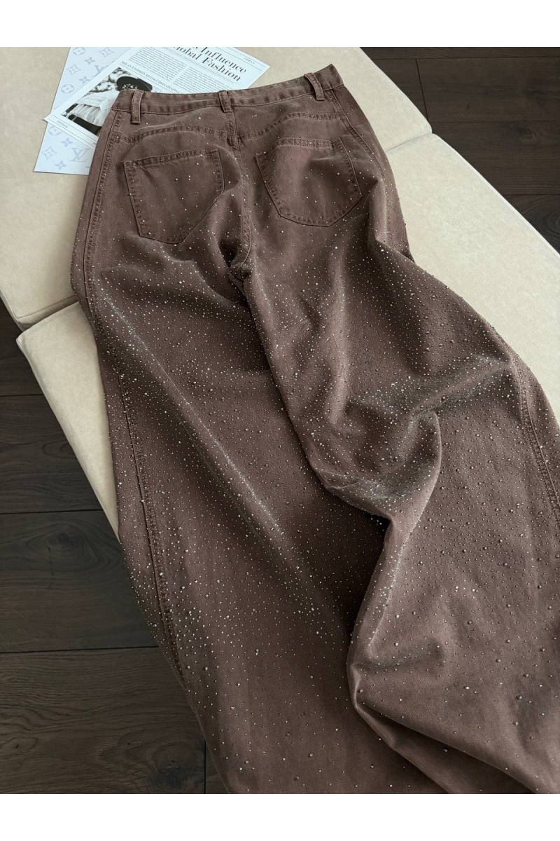Schiaparelli Женские джинсы со стразами premium
