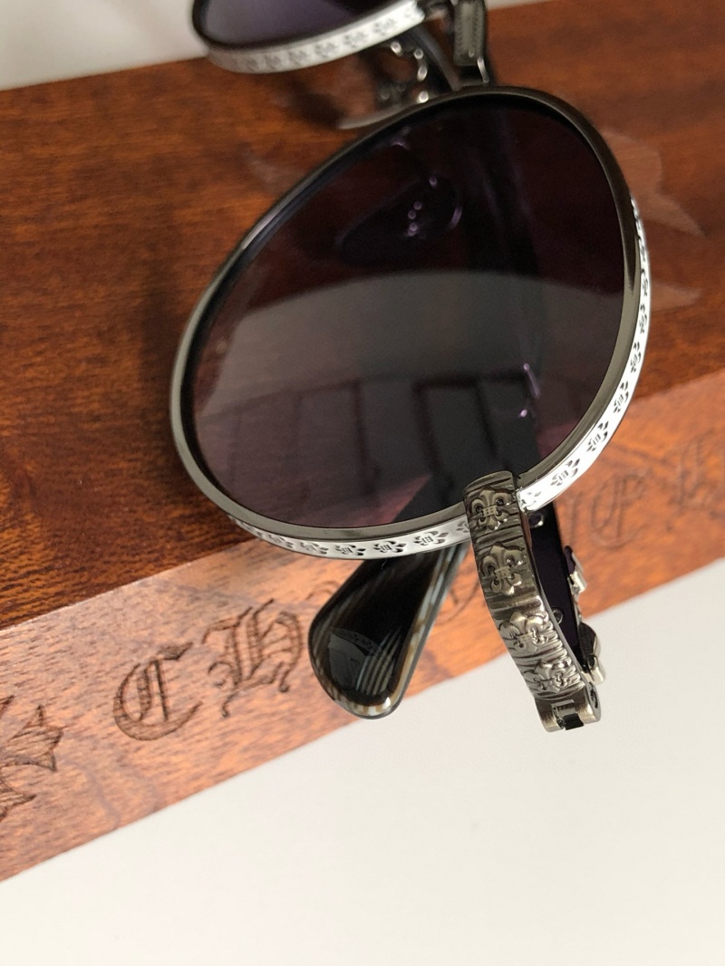 Chrome Hearts Солнцезащитные очки Metal Oval