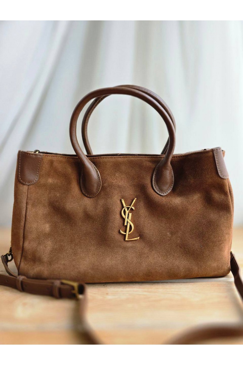Yves Saint Laurent Замшевая сумка 39x23 см