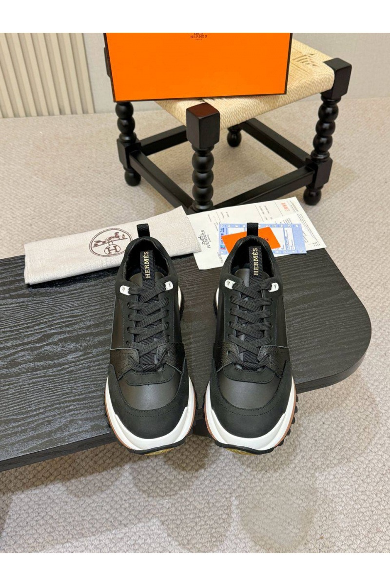 Hermes Мужские кроссовки Leader - Black