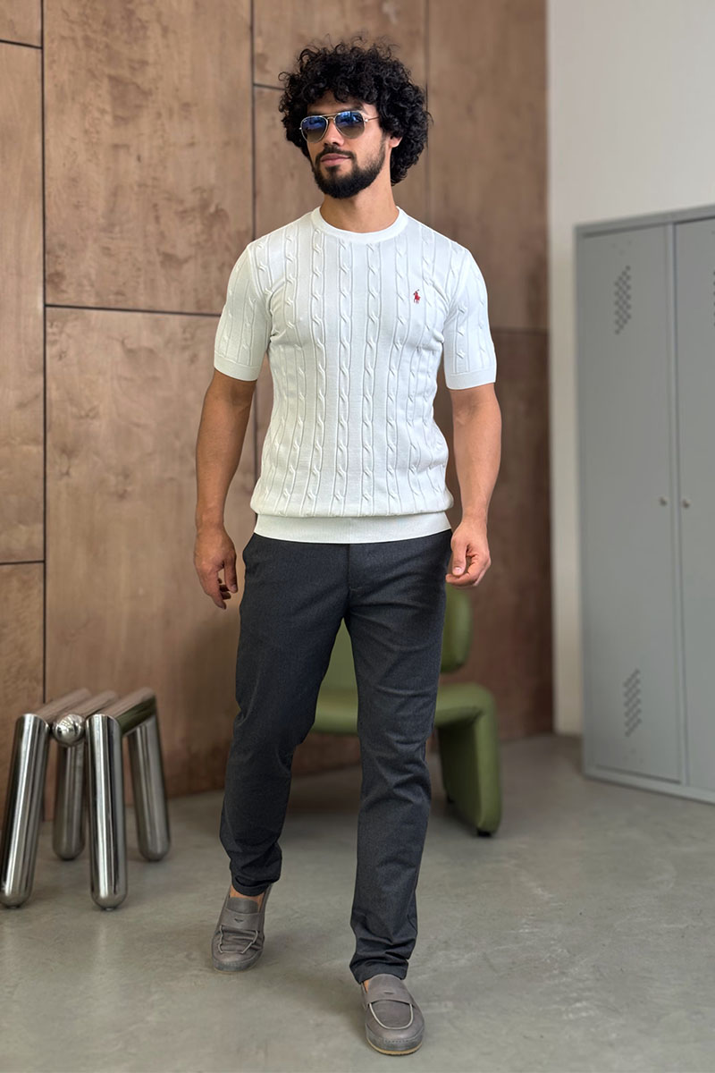 Polo Ralph Lauren Мужская белая футболка 