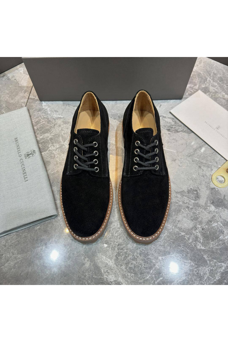 Brunеllо Сuсinеlli Замшевые ботинки чёрного цвета