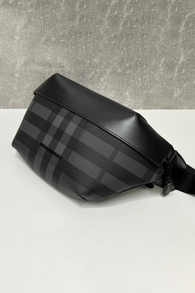 Burberry Сумка на пояс Sonny Check 28x14 см