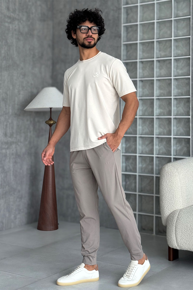 Zilli Мужская бежевая футболка 