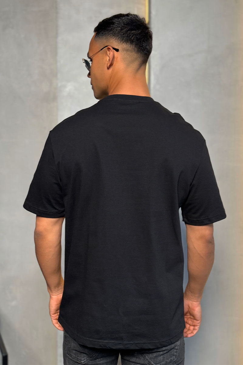 Gucci Чёрная оверсайз футболка Collaboration