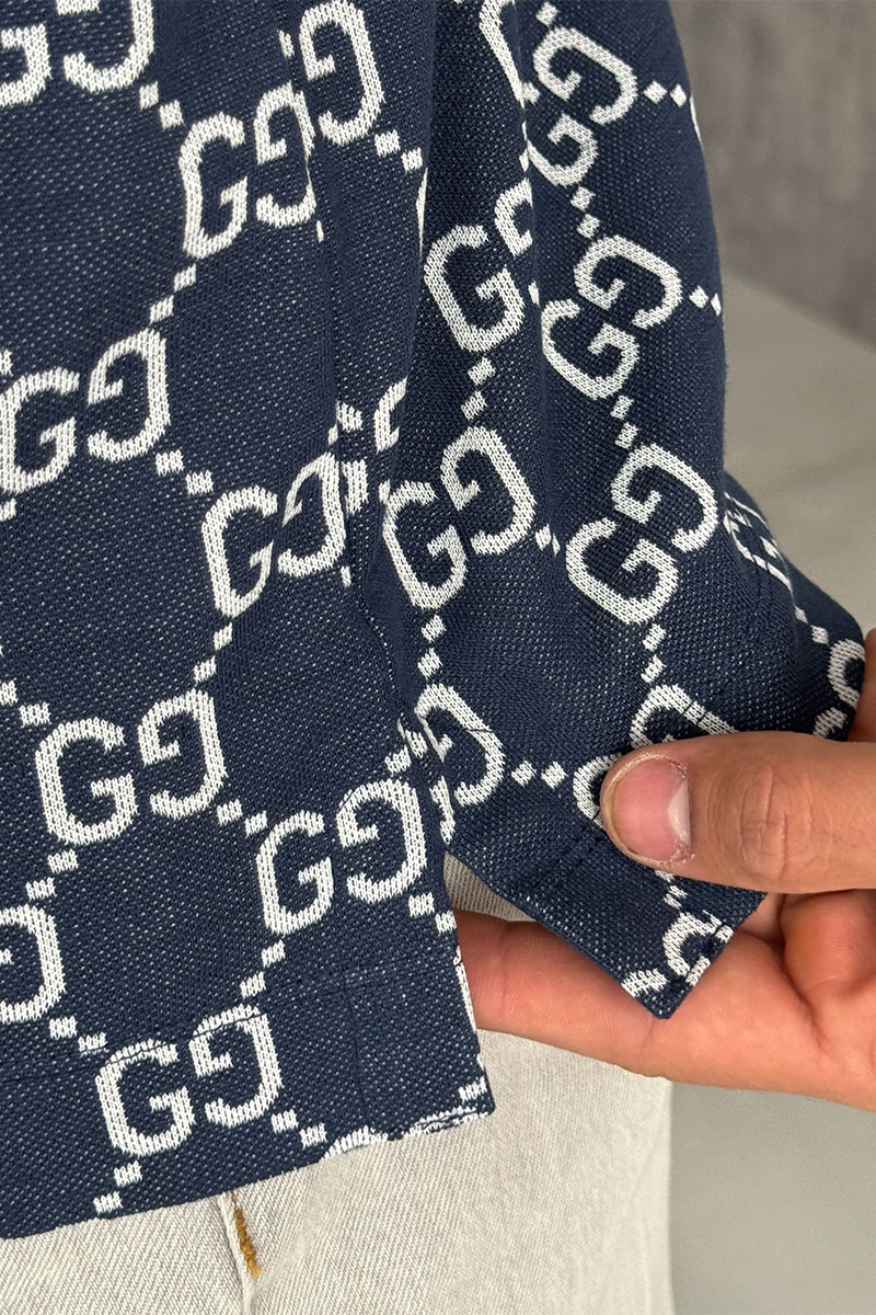 Gucci Мужское поло GG monogram