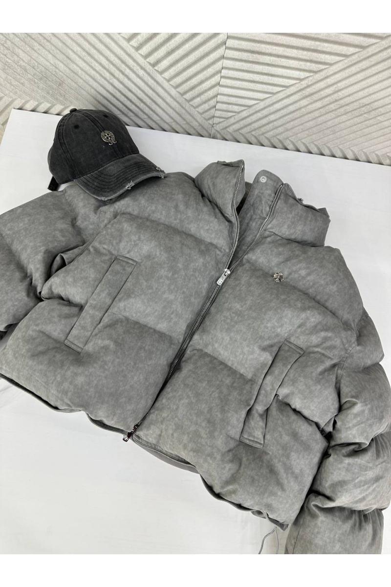 Chrome Hearts Женская серая куртка 