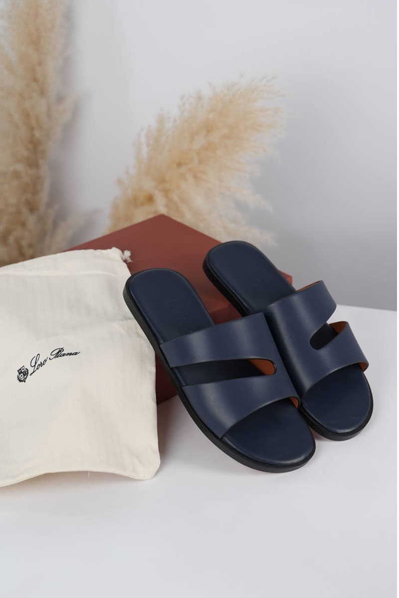 Loro Piana Мужские шлёпанцы Pilat Plain Walk
