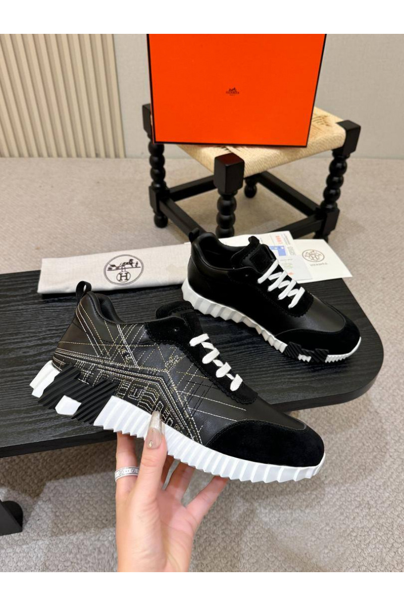 Hermes Мужские кроссовки Bouncing - Black