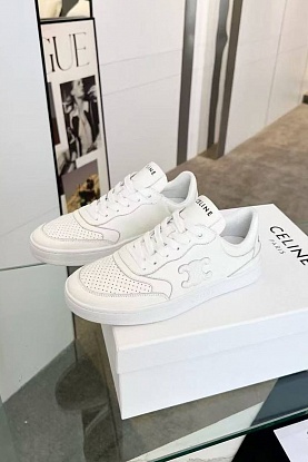 Женские кожаные кроссовки Premium - White