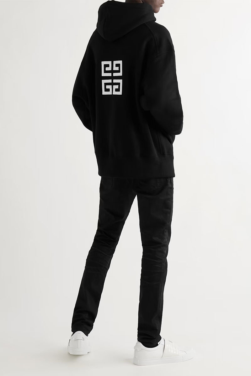 Givenchy Мужское худи logo-embroidered - Black 