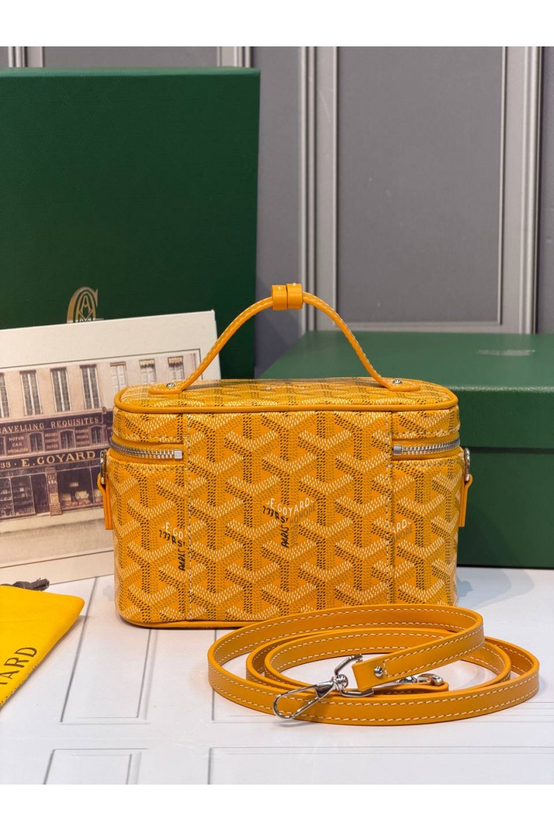 Designer Clothing Кожаная сумка Goyard Muse Mini Vanity ​premium 16,5x10,5x8 см