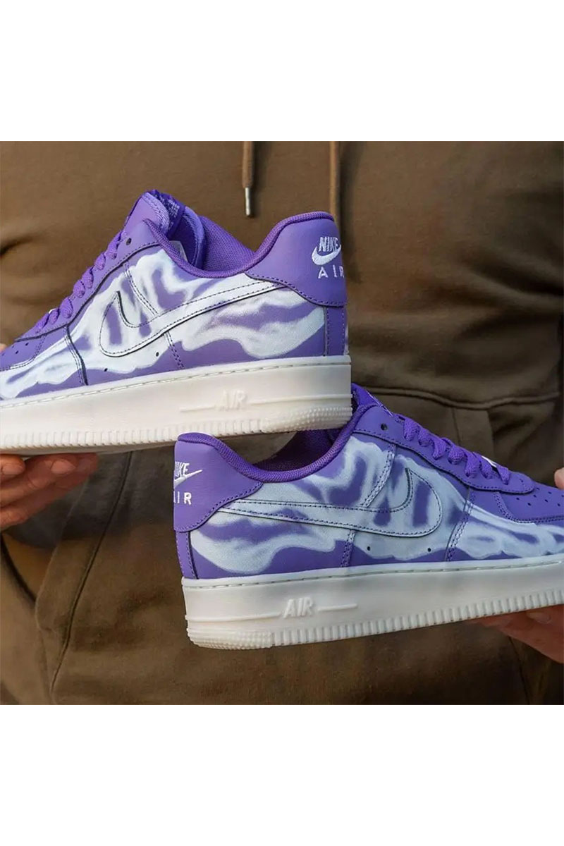 Nike Кроссовки AF1 Low "Skeleton" - Purple