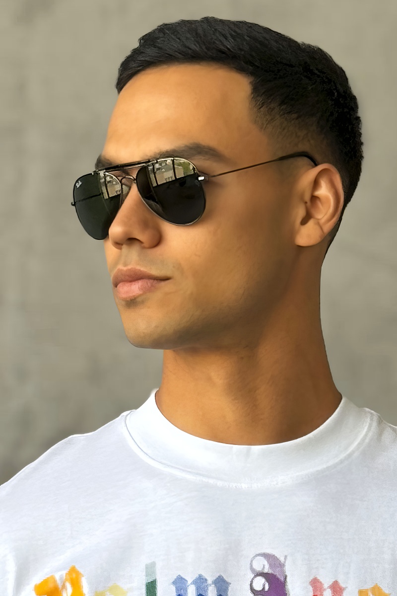 Ray-Ban Солнцезащитные очки Outdorsman - Green / Silver