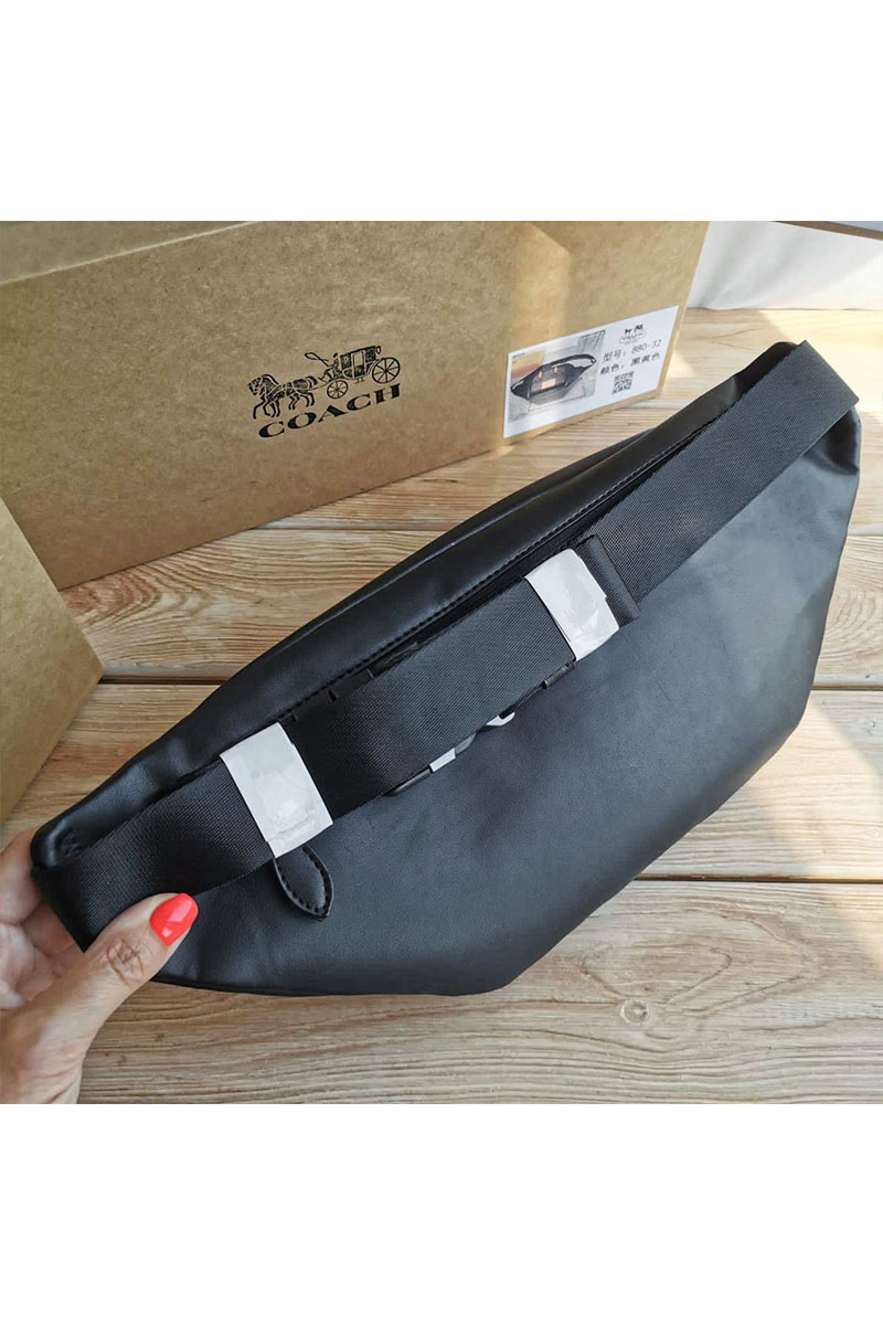 Coach Кожаная сумка на пояс Coach Track - Black