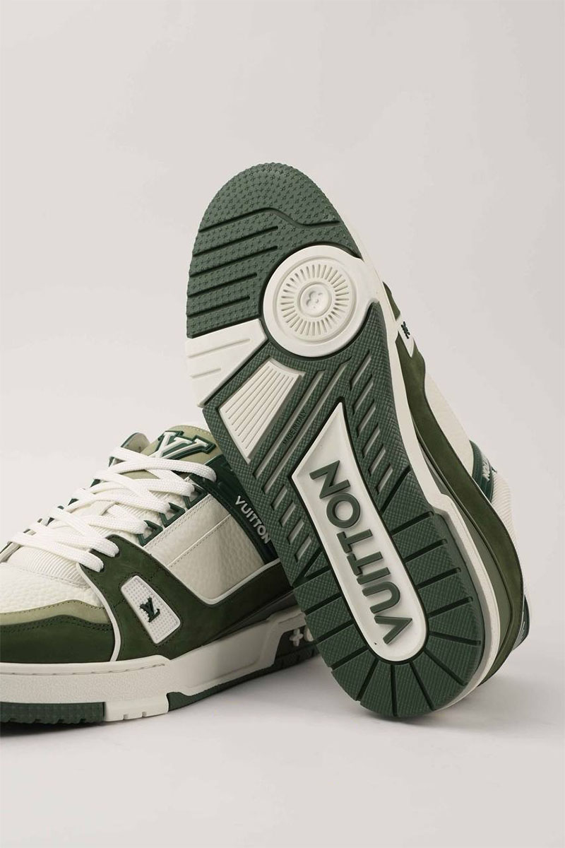 Lоuis Vuittоn Кожаные кроссовки Trainer - White / Green