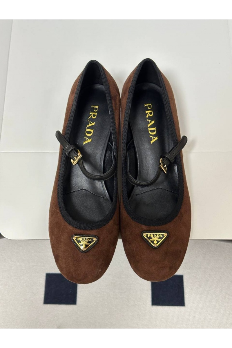 Prada Женские замшевые туфли premium