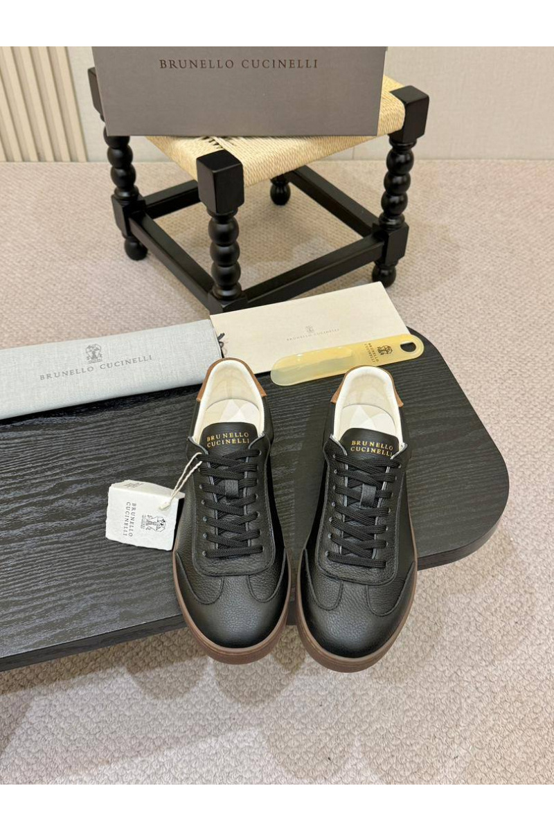 Brunеllо Сuсinеlli Кожаные кроссовки low-top - Black