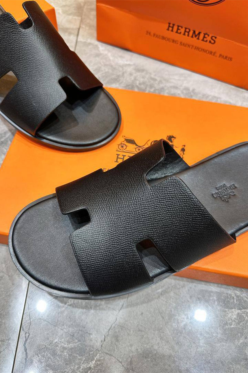 Hermes Мужские шлёпанцы Izmir - Black