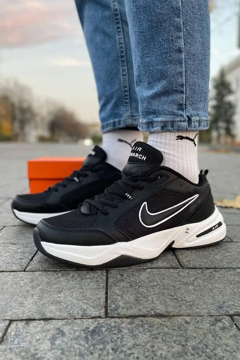 Nike Кроссовки Air Monarch - Black / White