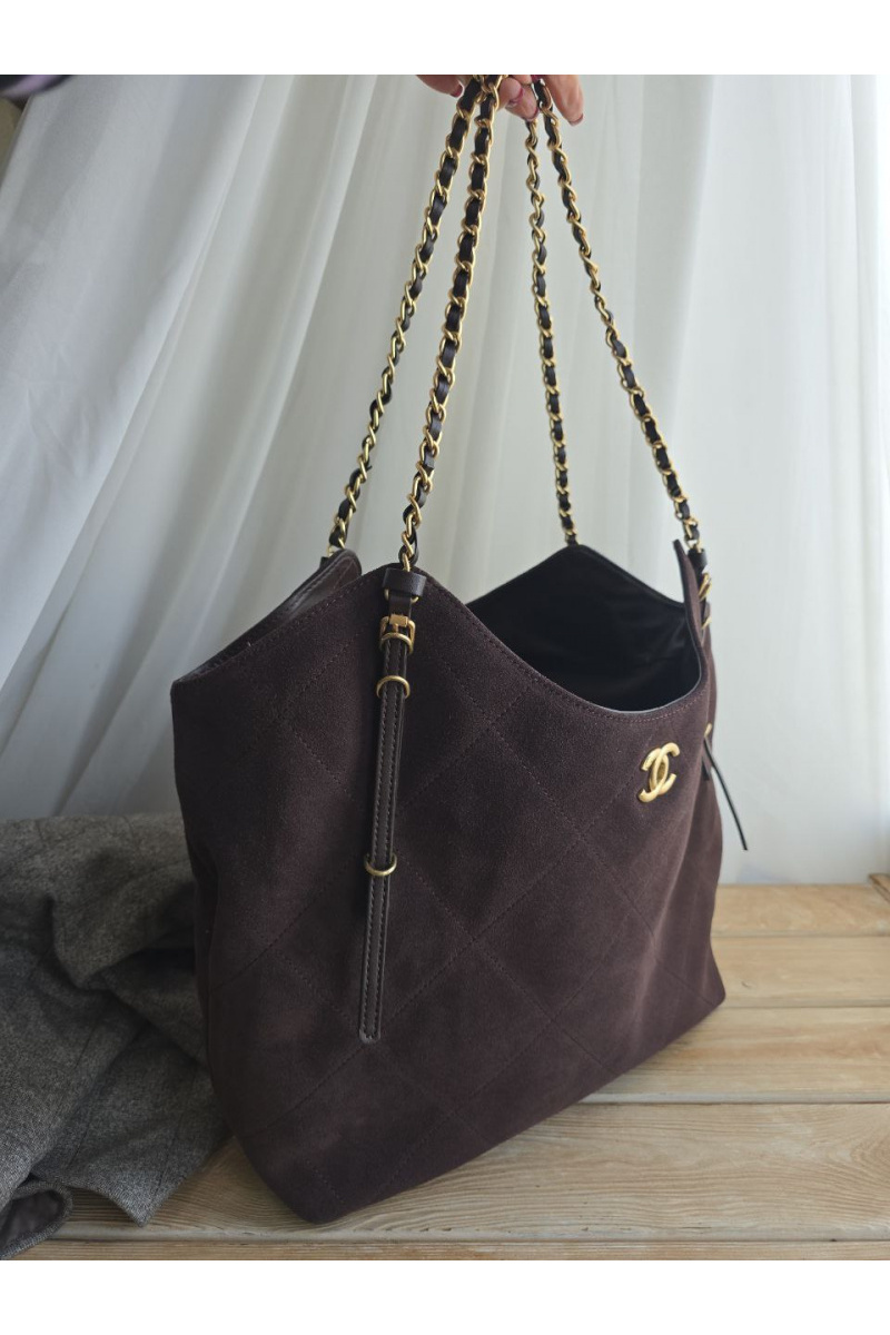 Chаnеl Замшевая сумка Maxi 44x28 см