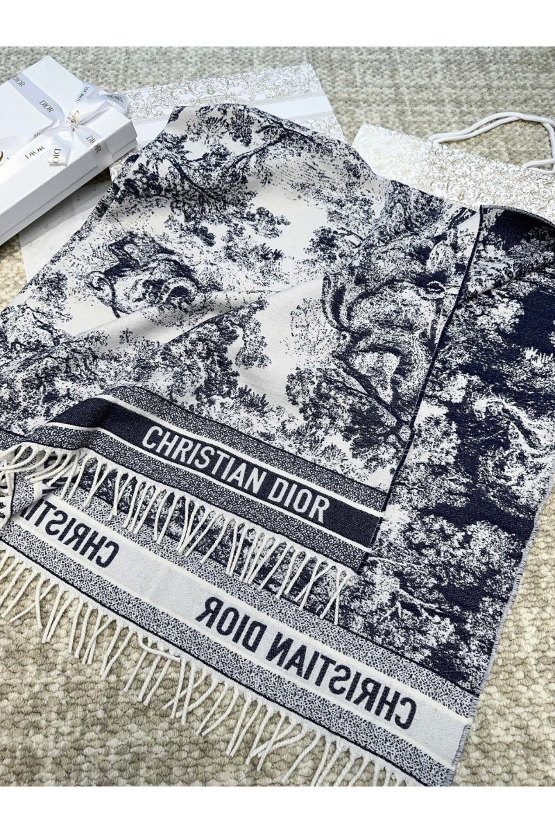 Dior Шарф Toile de Jouy Sauvage premium 140x140 см