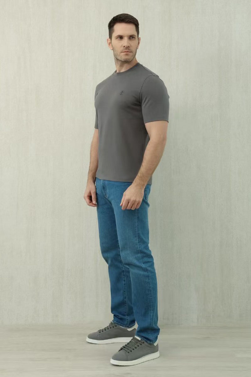 Brunеllо Сuсinеlli Мужская серая футболка premium