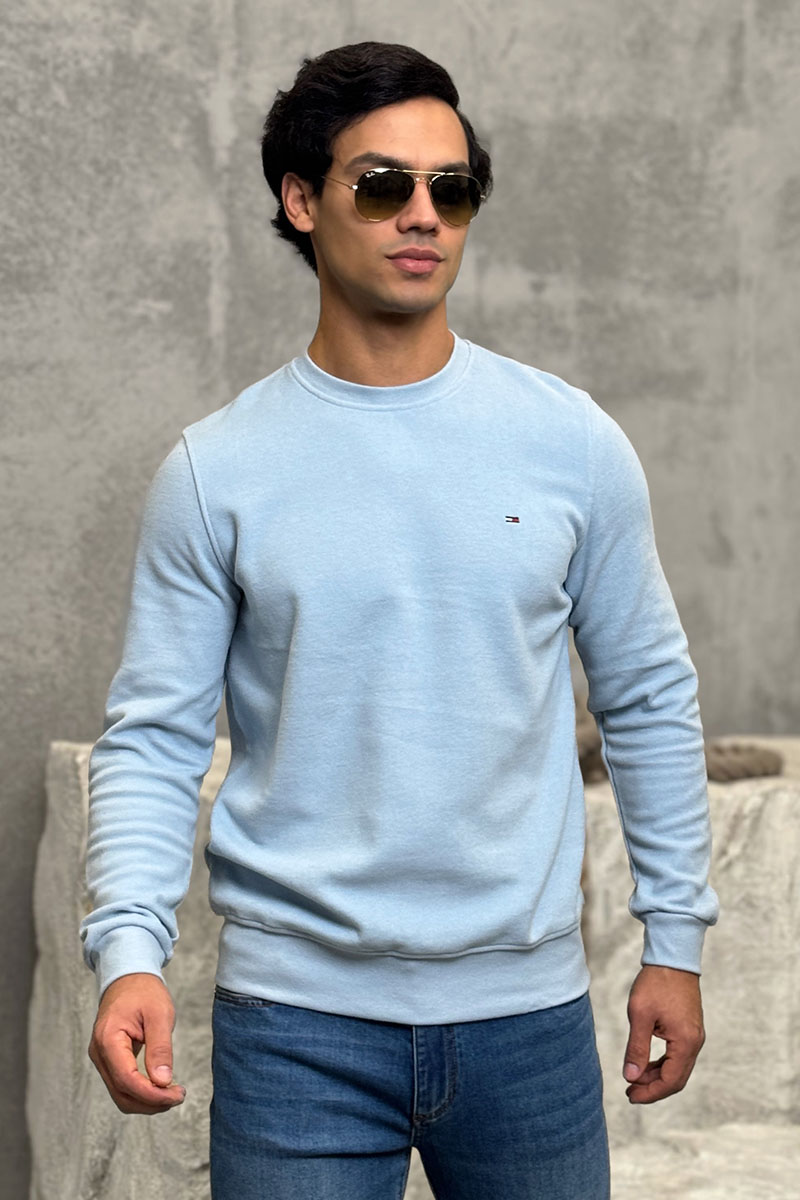 Tommy Hilfiger Мужской свитшот голубого цвета 