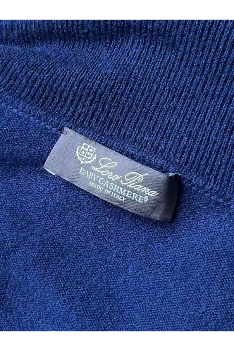 Loro Piana Мужская водолазка Premium - Dark Blue
