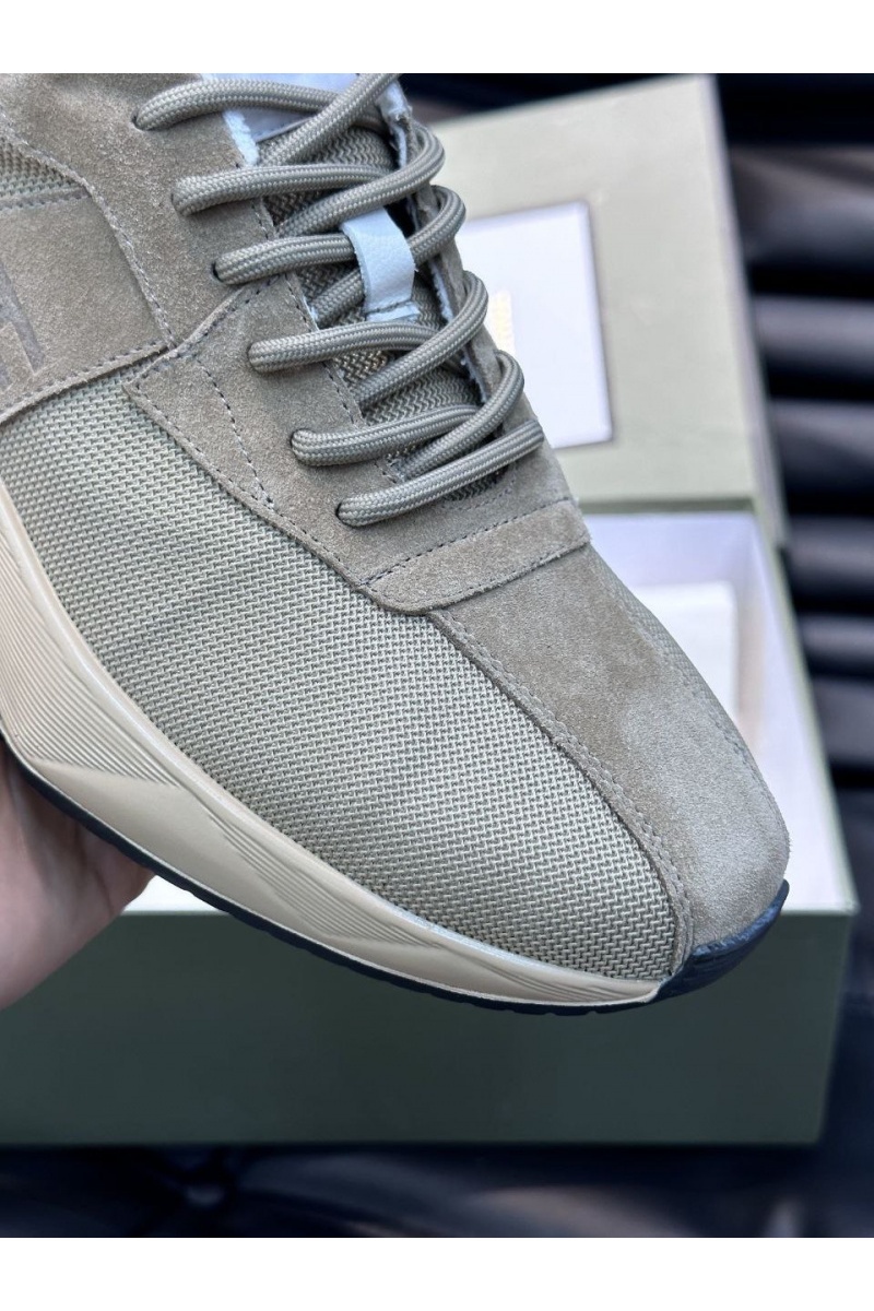 Tom Ford Мужские кроссовки бежевого цвета