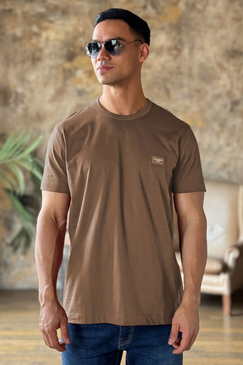 Dоlсе & Gаbbаnа Мужская футболка Premium - Сoffee