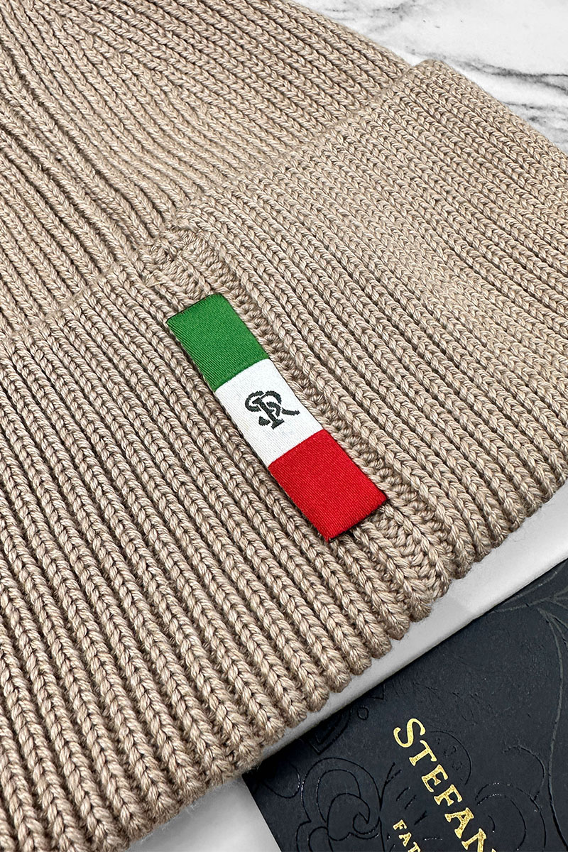Stеfаnо Riссi Шапка logo-embroidered - Beige