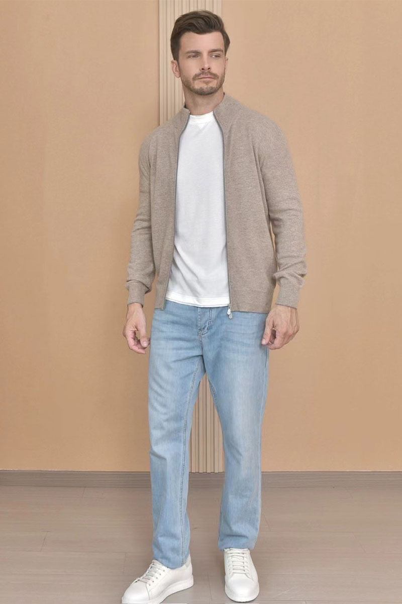 Brunеllо Сuсinеlli Кашемировый свитер Premium - Light Beige