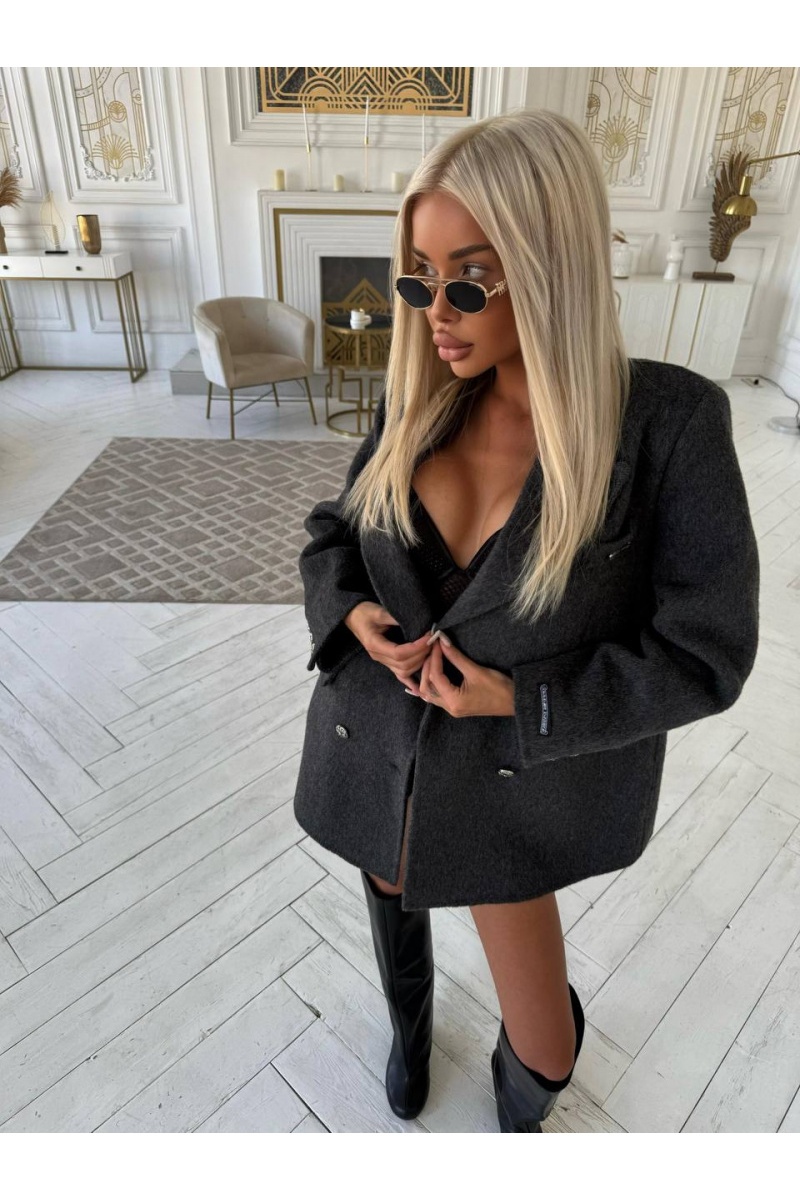 Chrome Hearts Женское шерстяное пальто пиджак Premium - Grey