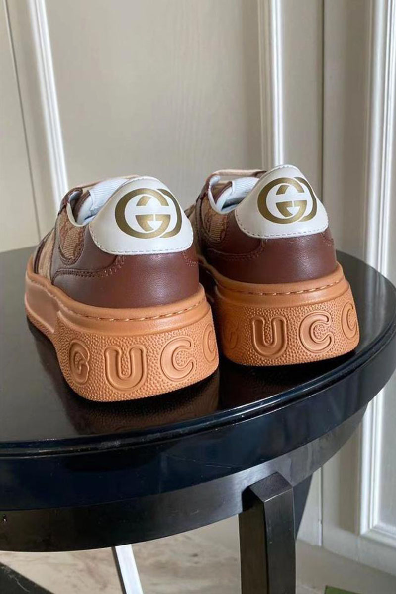 Gucci Мужские бежевые кроссовки