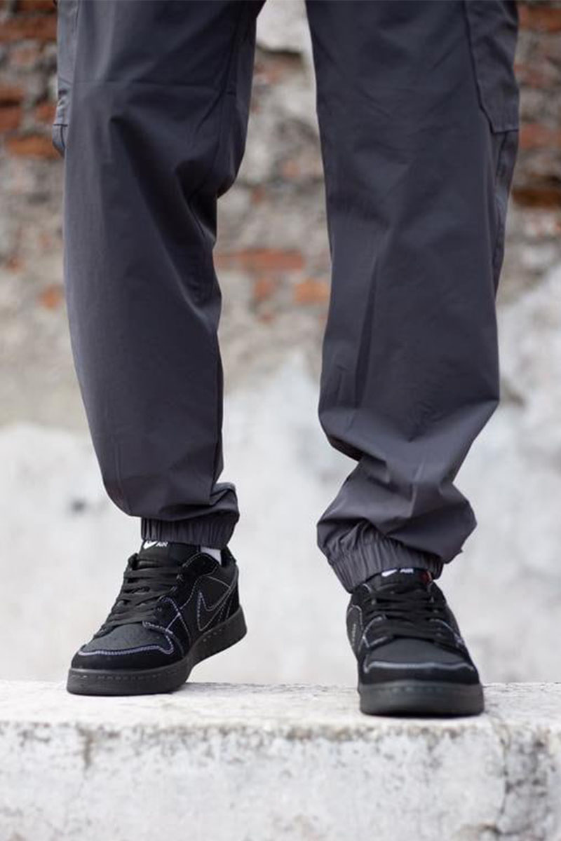 Nike Кроссовки AJ1 x Travis Scott "Black Phantom" Premium