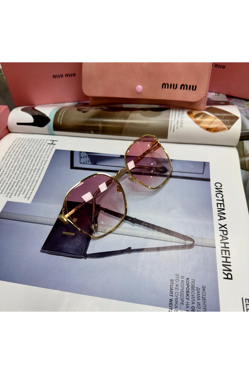 MIU MIU Женские солнцезащитные очки Glimpse