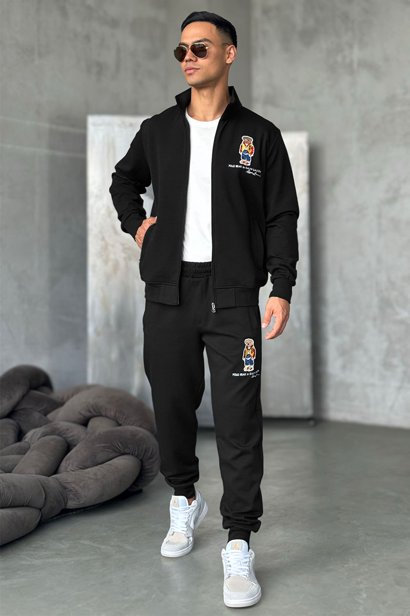 Polo Ralph Lauren Чёрная кофта на молнии "Bear"