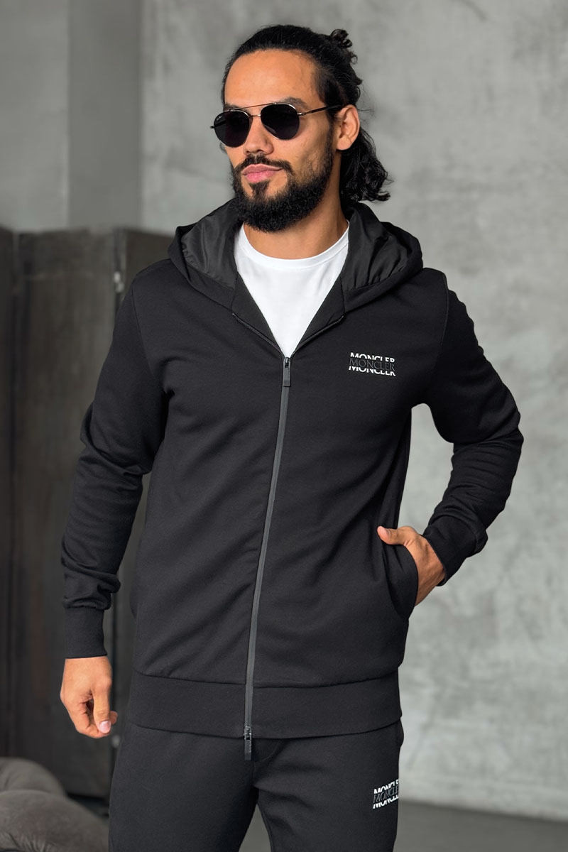 Moncler Чёрный спортивный костюм 