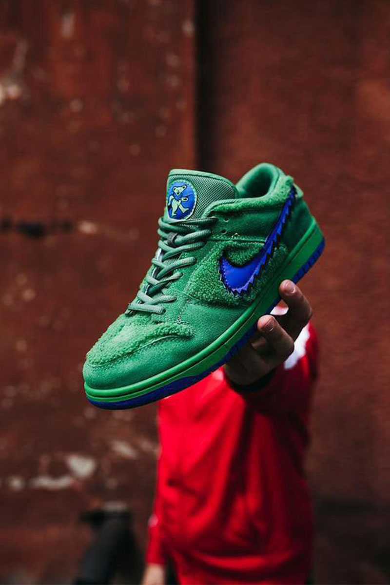 Nike Кроссовки Grateful Dead x SB Dunk Low "Green Bear"