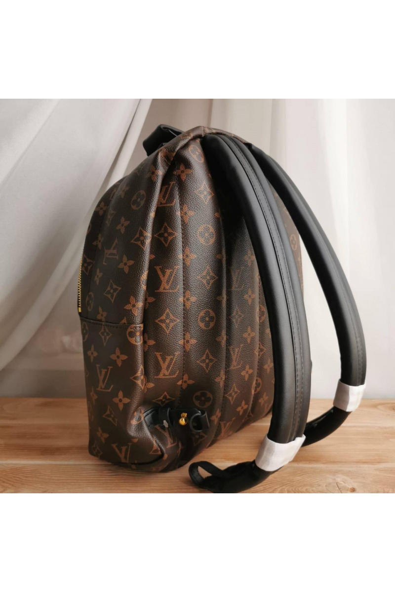 Lоuis Vuittоn Женский кожаный рюкзак Palm Springs MM 35x27 см