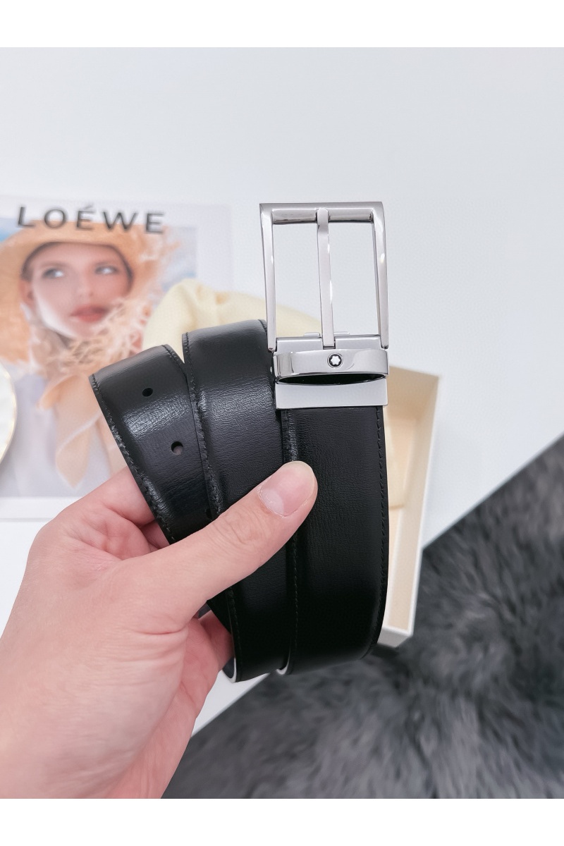 Montblanc Двусторонний кожаный ремень Premium (ширина 3.5 см)