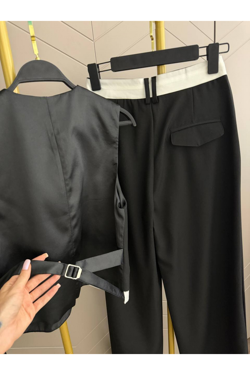 MIU MIU Женский чёрный костюм premium