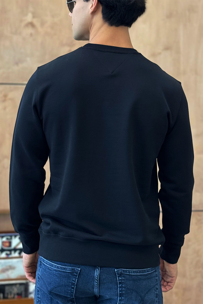 Tommy Hilfiger Чёрный свитшот logo-print 