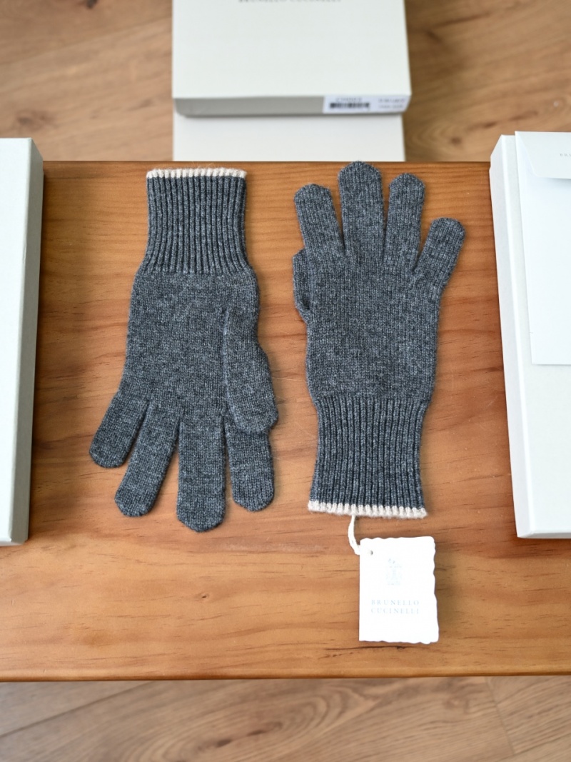 Brunеllо Сuсinеlli Кашемировые перчатки  premium - Dark Grey