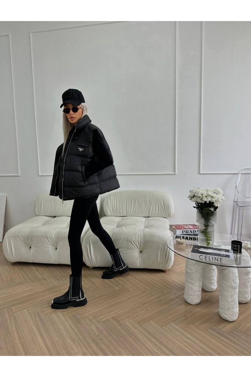 Prada Женская жилетка Premium - Black