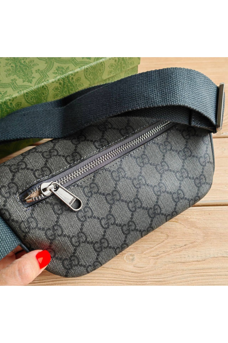 Gucci Сумка на пояс Interlocking G 23x12x2.5 см - Black