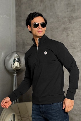 Мужской джемпер logo-patch - Black 